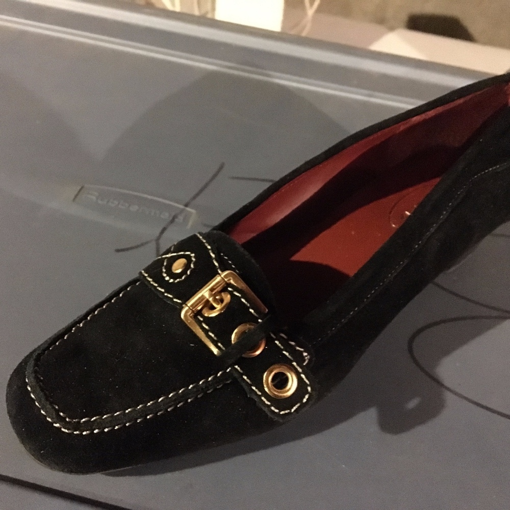 Talbots Black Suede Shoes